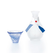 Good Fortune Cup Mt. Fuji Sake Set