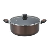 NEWクックアマーレ　IH煮込み鍋　28cm　ガラス蓋付
