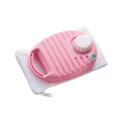 Hot Water Bottle, 600ml, Pink 