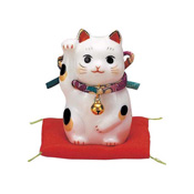 Damie Fukufuku Maneki Neko (Right Hand, Purple)