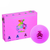 BEAR CLEA Ladies' Golf Balls (12) (Sweet Pink)
