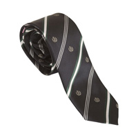 TE-18SS Necktie (Navy x White x Crest) / Uniform, School Clothing