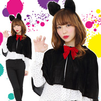 HW Black Cat Cloak Set / Cosplay Item, Costume