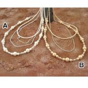 Layered Pearl Necklace 