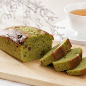 Pound Cake Matcha Tea & Red Bean