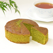 Dense Macha Tea & Chestnut Cake