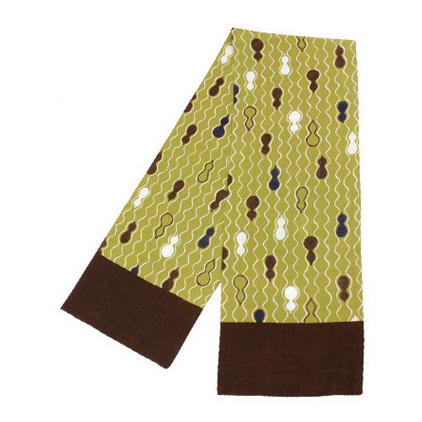 Kurochiku Gauze Scarf, Wavy Gourd 