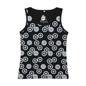 Kurochiku kurofune Tank Top, Bangasa Black 