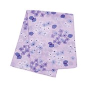 Kurochiku Long Cotton Scarf, Hydrangea