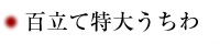 百立て特大うちわ