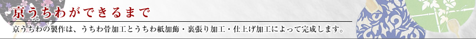 京うちわができるまで