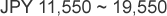 JPY 11,000～19,000