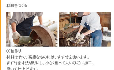 ①軸作り